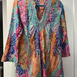 Lilly Pulitzer beaded Top